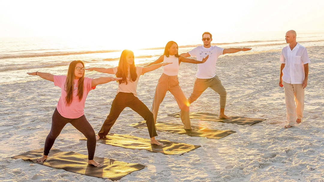 Outdoor and Destination Yoga sessions on the beach