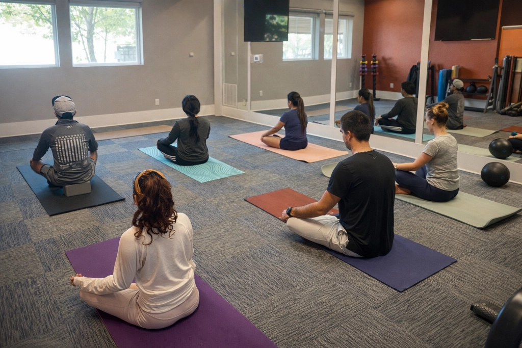 Yoga classes for residential communities and apartment complexes